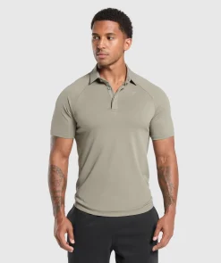 Heren Gymshark T-shirts*Seamless Polo Shirt