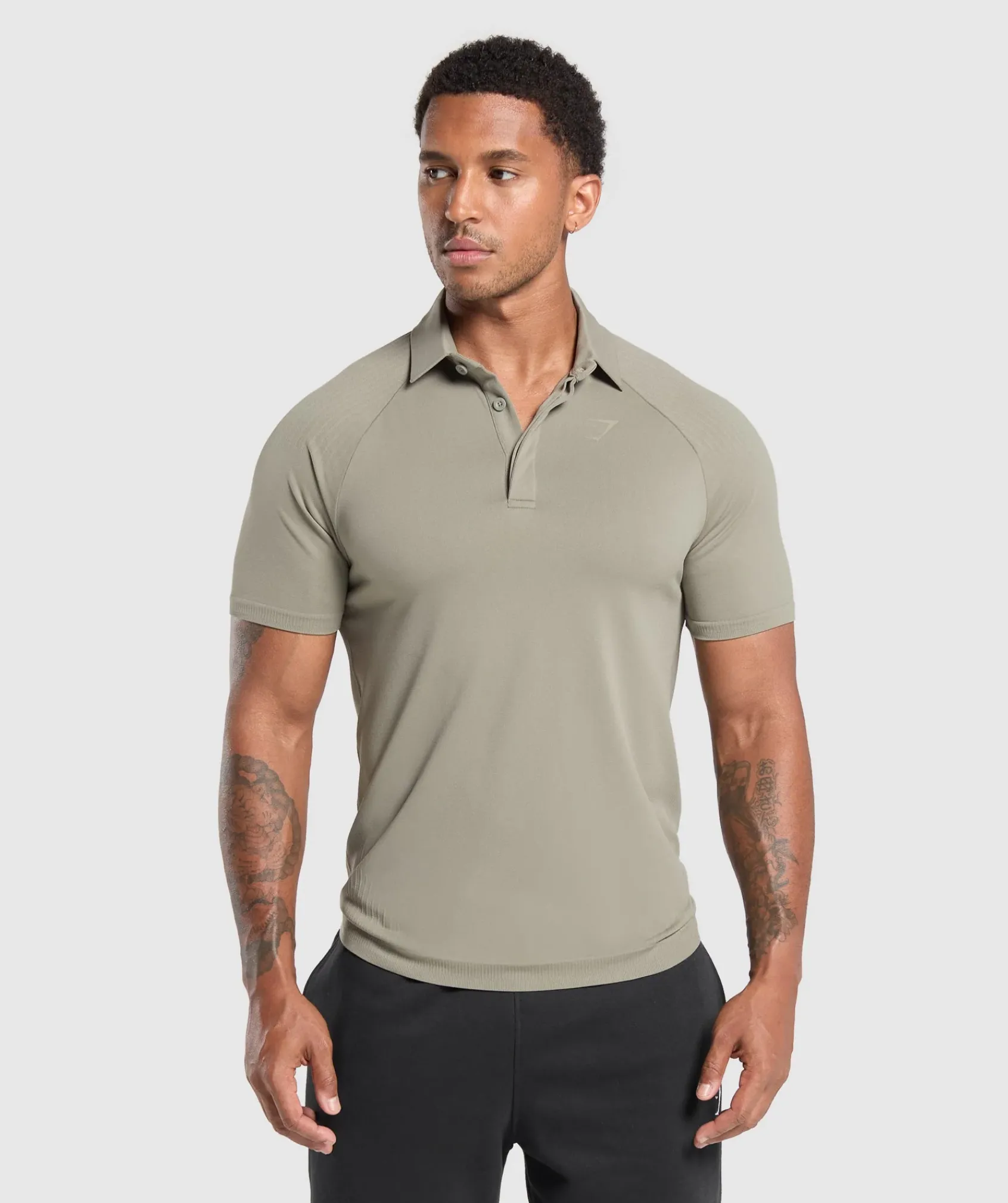 Heren Gymshark T-shirts*Seamless Polo Shirt