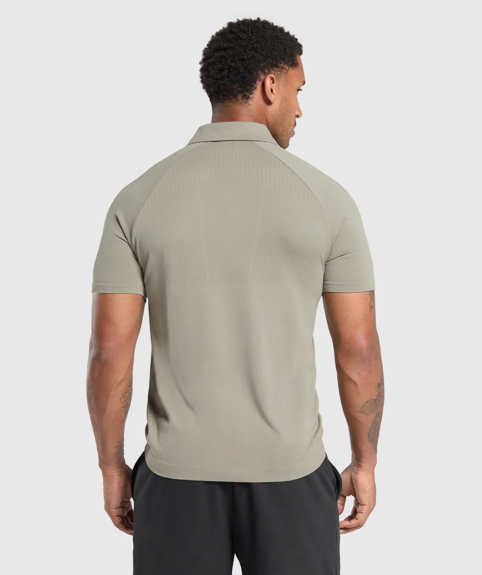 Heren Gymshark T-shirts*Seamless Polo Shirt
