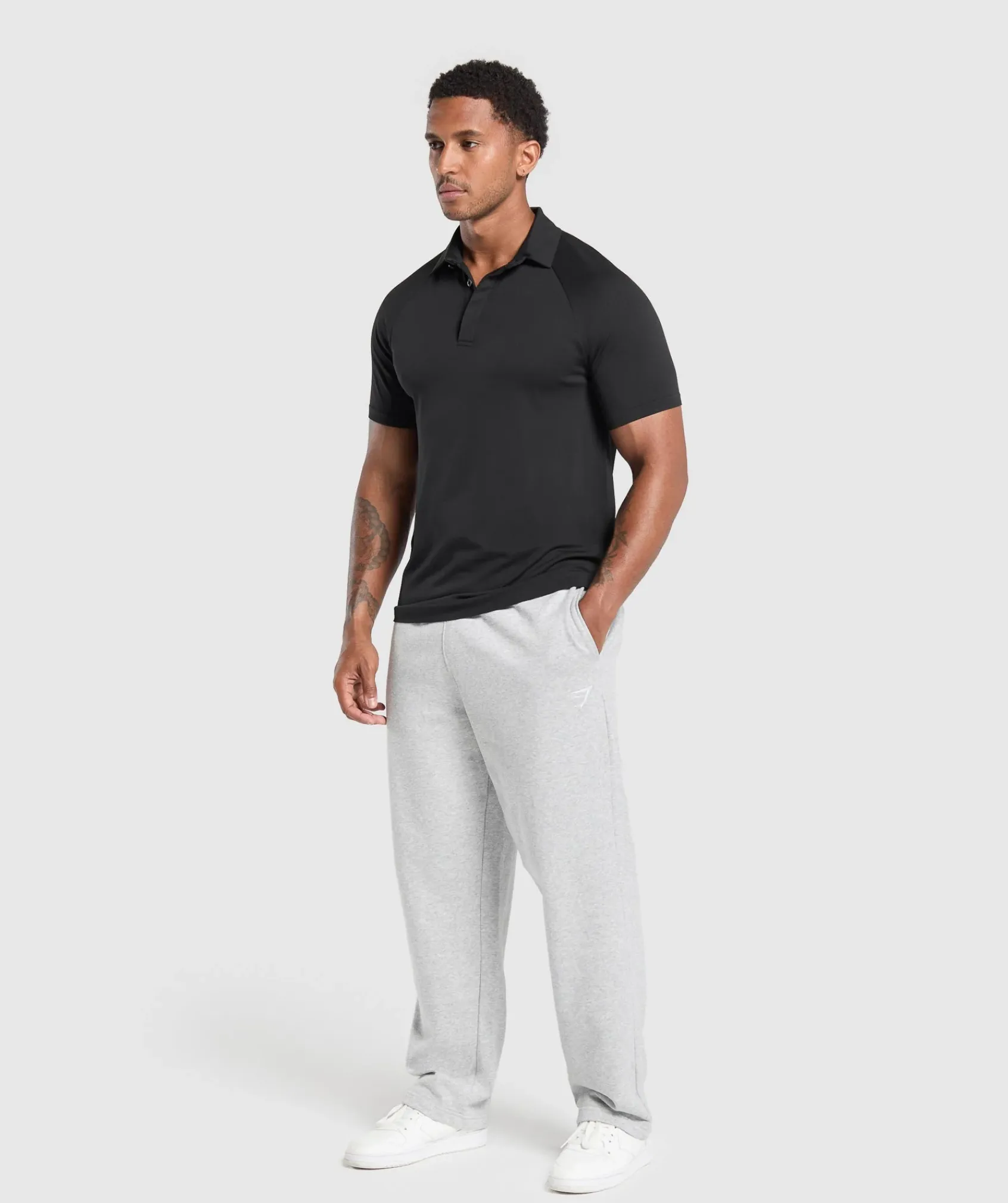 Heren Gymshark T-shirts*Seamless Polo Shirt
