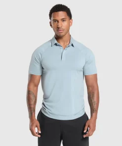 Heren Gymshark T-shirts*Seamless Polo Shirt