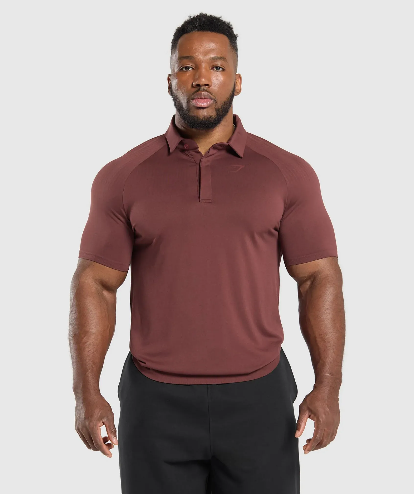Heren Gymshark T-shirts*Seamless Polo Shirt