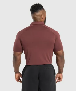 Heren Gymshark T-shirts*Seamless Polo Shirt