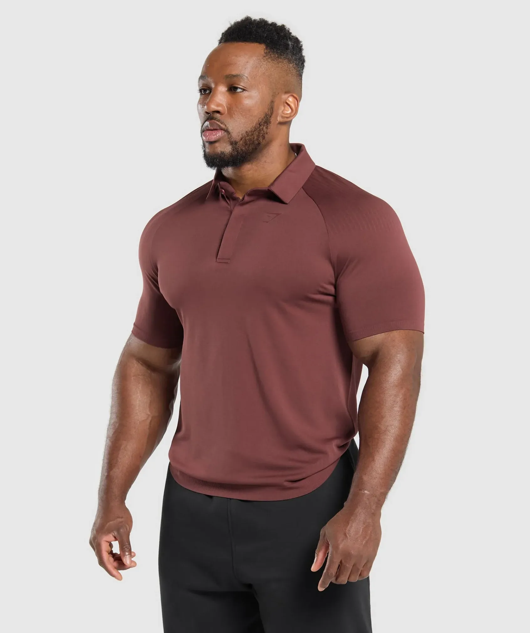 Heren Gymshark T-shirts*Seamless Polo Shirt