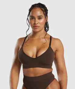 DAMES Gymshark Ondergoed|Dames Ondergoed*Seamless V Neck Bralette