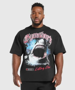 Heren Gymshark T-shirts*Shark T-Shirt