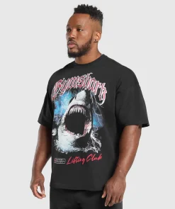Heren Gymshark T-shirts*Shark T-Shirt