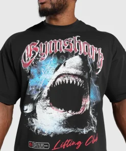 Heren Gymshark T-shirts*Shark T-Shirt