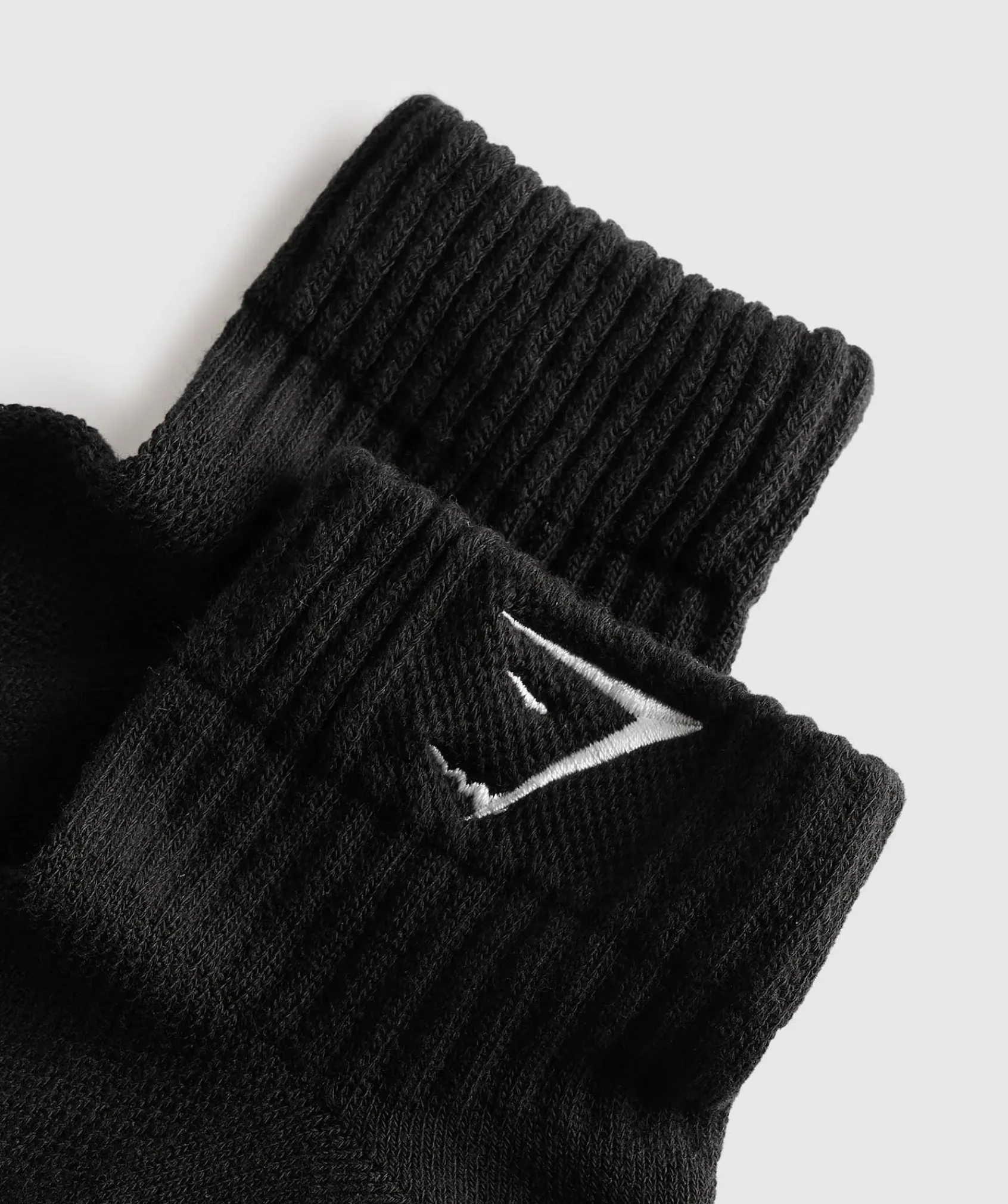 Gymshark Sportsokken|Enkelsokken*Sharkhead Embroidered Quarter Socks 2pk