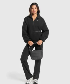 DAMES Gymshark Outerwear|Sportjacks*Sherpa 1/4 Zip