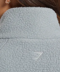 DAMES Gymshark Outerwear|Sportjacks*Sherpa 1/4 Zip