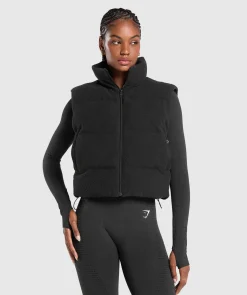 DAMES Gymshark Outerwear|Sportjacks*Sherpa Gilet