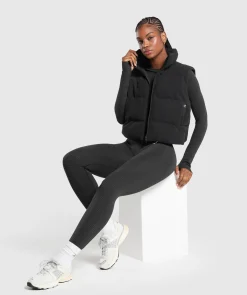 DAMES Gymshark Outerwear|Sportjacks*Sherpa Gilet