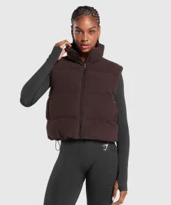 DAMES Gymshark Outerwear|Sportjacks*Sherpa Gilet