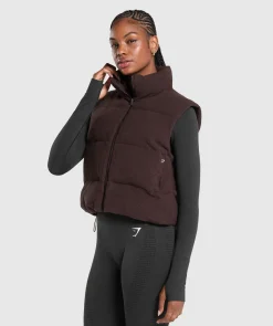 DAMES Gymshark Outerwear|Sportjacks*Sherpa Gilet
