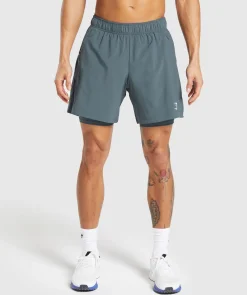 Heren Gymshark Shorts*Sport 7" 2 in 1 Shorts
