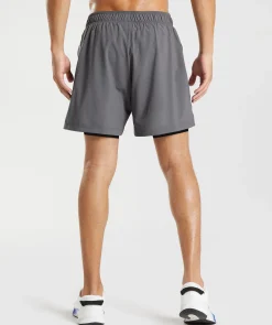 Heren Gymshark Shorts*Sport 7" 2 In 1 Shorts