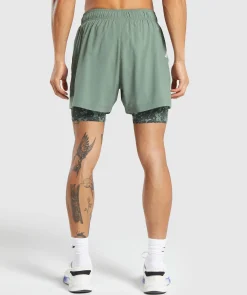 Heren Gymshark Shorts*Sport 5" 2 in 1 Shorts