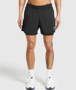 Heren Gymshark Shorts*Sport 5" 2 in 1 Shorts