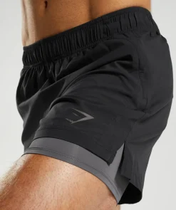 Heren Gymshark Shorts*Sport 5" 2 In 1 Shorts