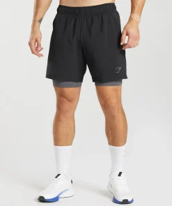 Heren Gymshark Shorts*Sport 7" 2 In 1 Shorts