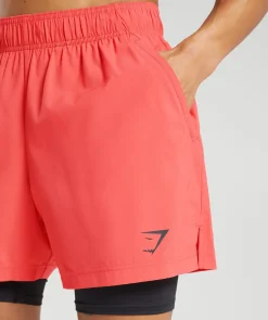Heren Gymshark Shorts*Sport 5" 2 in 1 Shorts