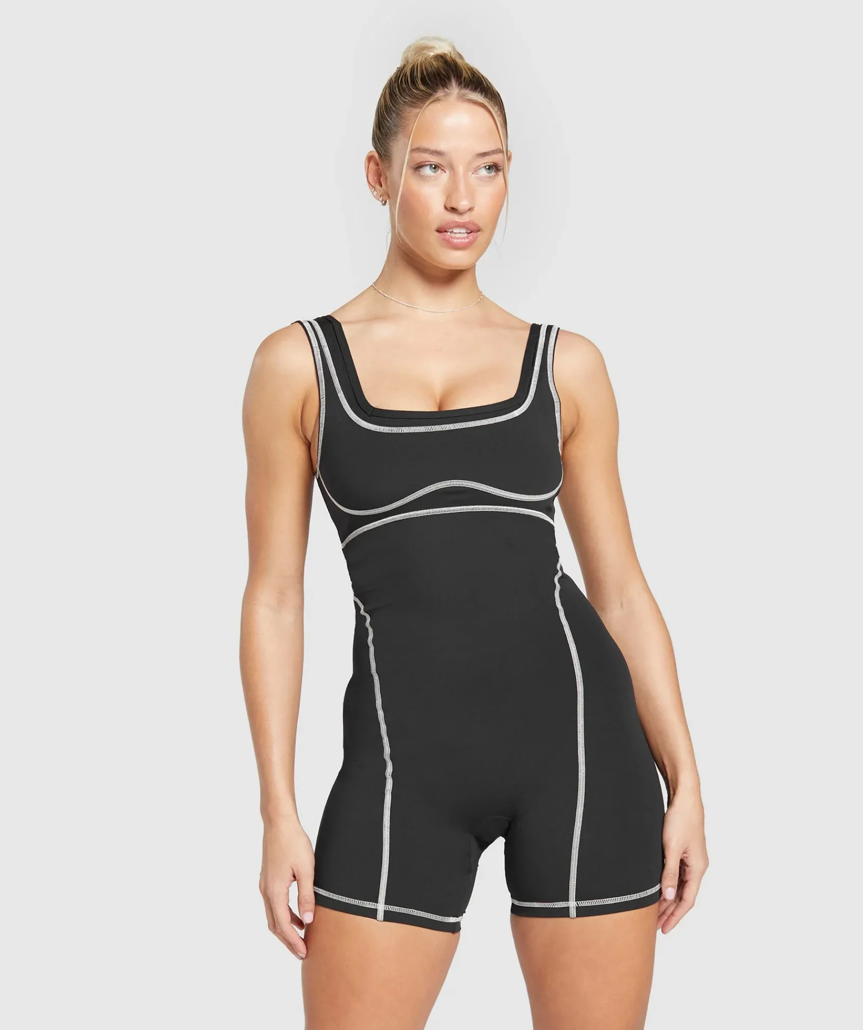 DAMES Gymshark Sportjumpsuit*Stitch Feature All In One