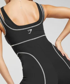 DAMES Gymshark Sportjumpsuit*Stitch Feature All In One