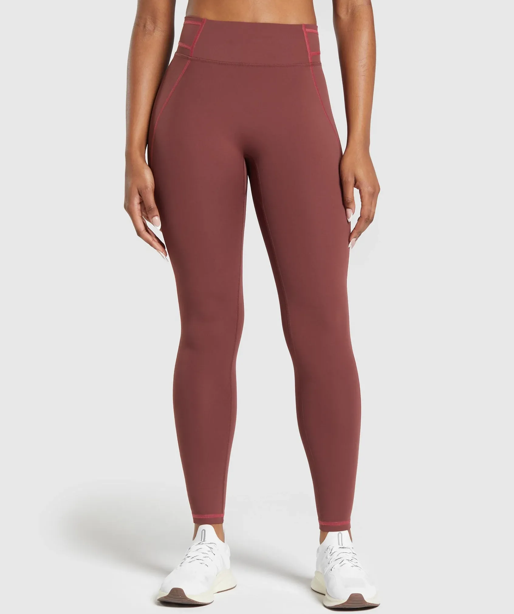 DAMES Gymshark Leggings|Hoog Getailleerd*Stitch Feature Leggings