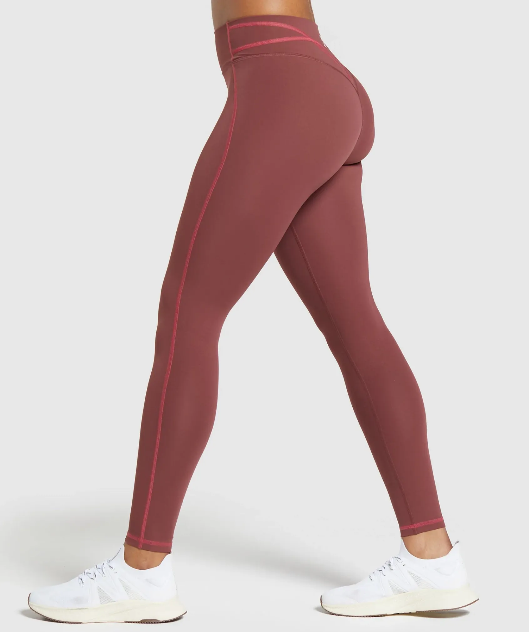 DAMES Gymshark Leggings|Hoog Getailleerd*Stitch Feature Leggings