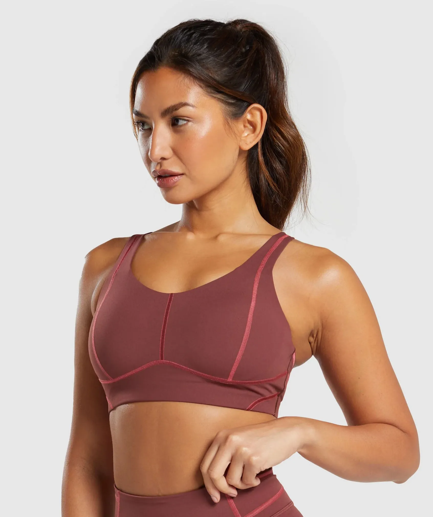DAMES Gymshark Sport-bh's*Stitch Feature Sports Bra