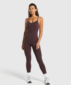 DAMES Gymshark Sportjumpsuit*Strappy All in One Full length