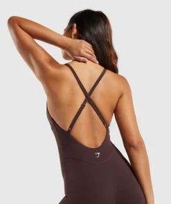 DAMES Gymshark Sportjumpsuit*Strappy All in One Full length