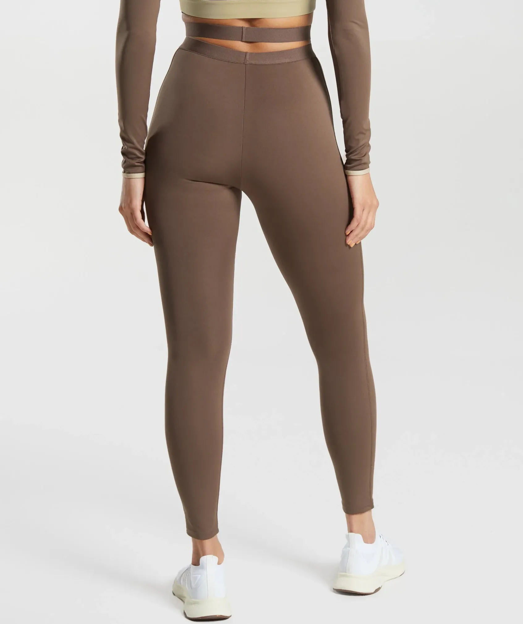 DAMES Gymshark Leggings|Hoog Getailleerd*Strappy Waistband Leggings