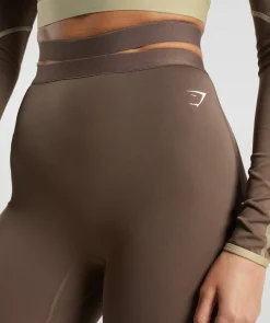 DAMES Gymshark Leggings|Hoog Getailleerd*Strappy Waistband Leggings