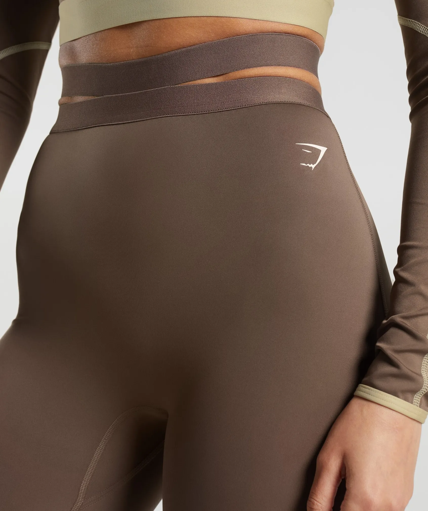 DAMES Gymshark Leggings|Hoog Getailleerd*Strappy Waistband Leggings