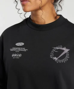 DAMES Gymshark Hoodies & Truien*Strength & Conditioning Oversized Sweatshirt