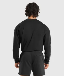 Heren Gymshark T-shirts*Strength and Conditioning Long Sleeve T-Shirt