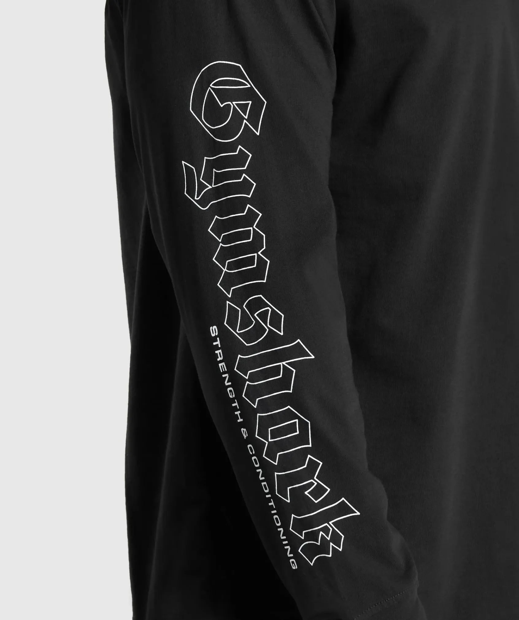 Heren Gymshark T-shirts*Strength and Conditioning Long Sleeve T-Shirt