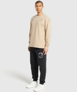 Heren Gymshark T-shirts*Strength and Conditioning Long Sleeve T-Shirt