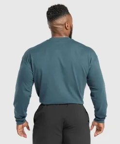Heren Gymshark T-shirts*Strength and Conditioning Long Sleeve T-Shirt
