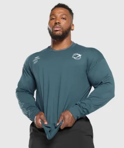 Heren Gymshark T-shirts*Strength and Conditioning Long Sleeve T-Shirt