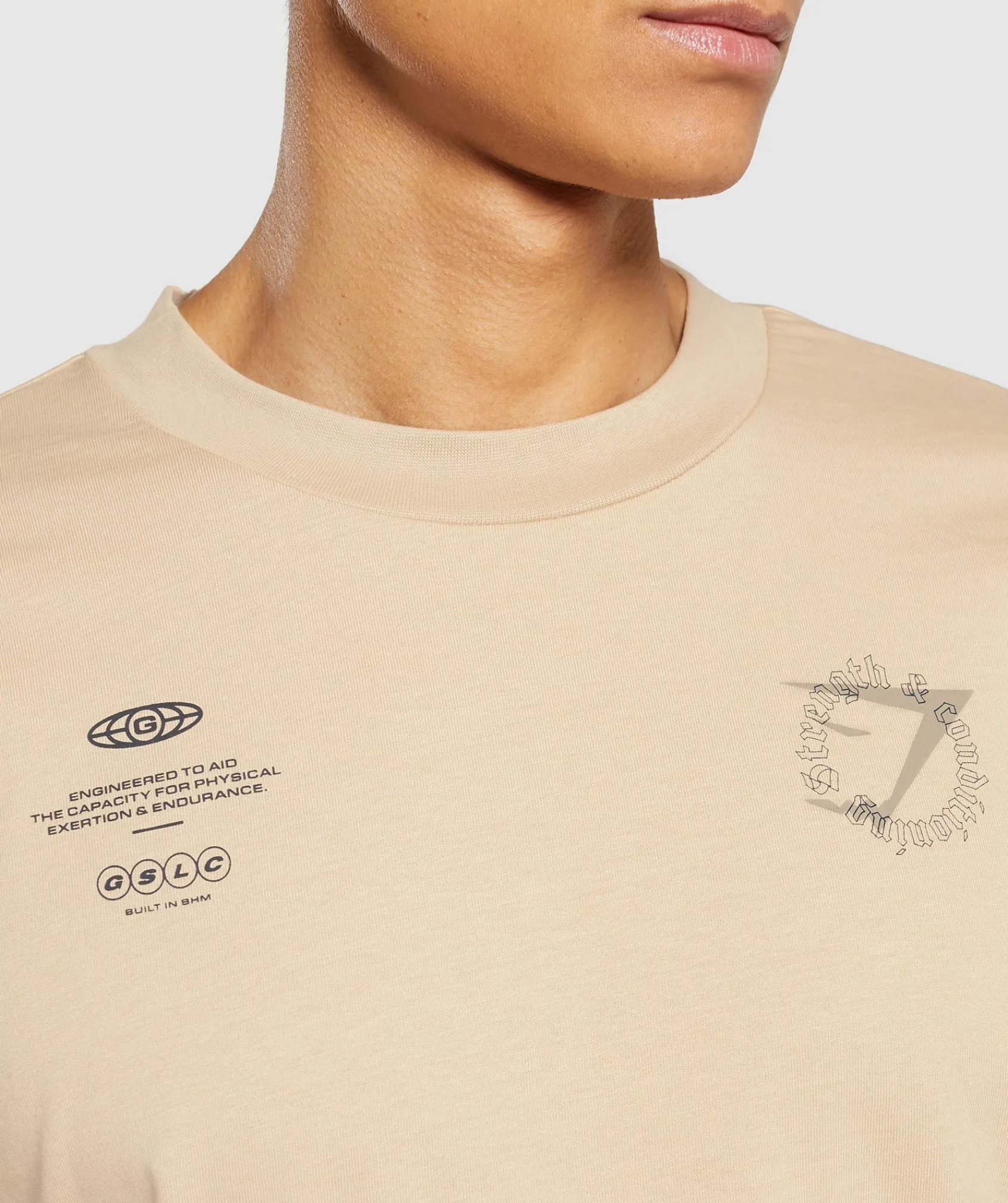 Heren Gymshark T-shirts*Strength and Conditioning T-Shirt