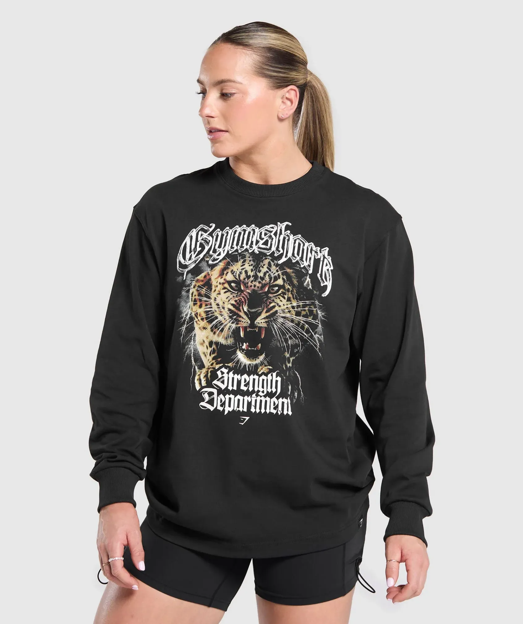 DAMES Gymshark T-shirts*Strength Department Animal Long Sleeve T-Shirt