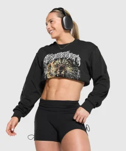 DAMES Gymshark T-shirts*Strength Department Animal Long Sleeve T-Shirt