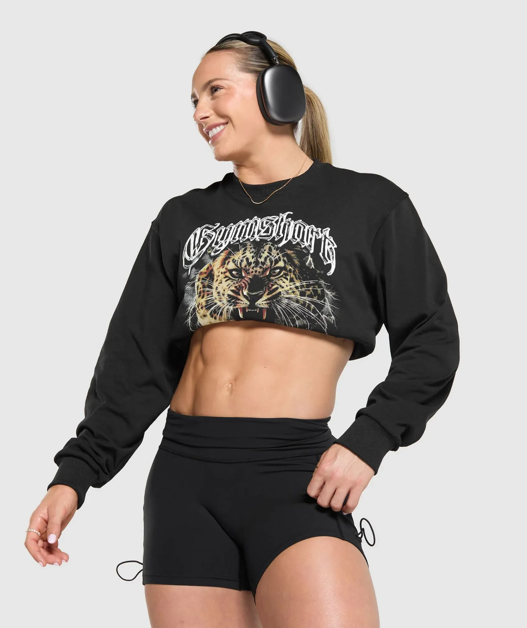 DAMES Gymshark T-shirts*Strength Department Animal Long Sleeve T-Shirt