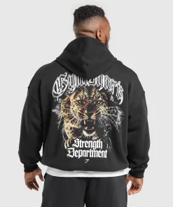 Heren Gymshark Hoodies & Truien*Strength Department Animal Oversized Hoodie
