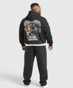 Heren Gymshark Hoodies & Truien*Strength Department Animal Oversized Hoodie