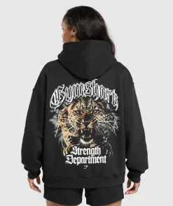 DAMES Gymshark Hoodies & Truien*Strength Department Animal Hoodie