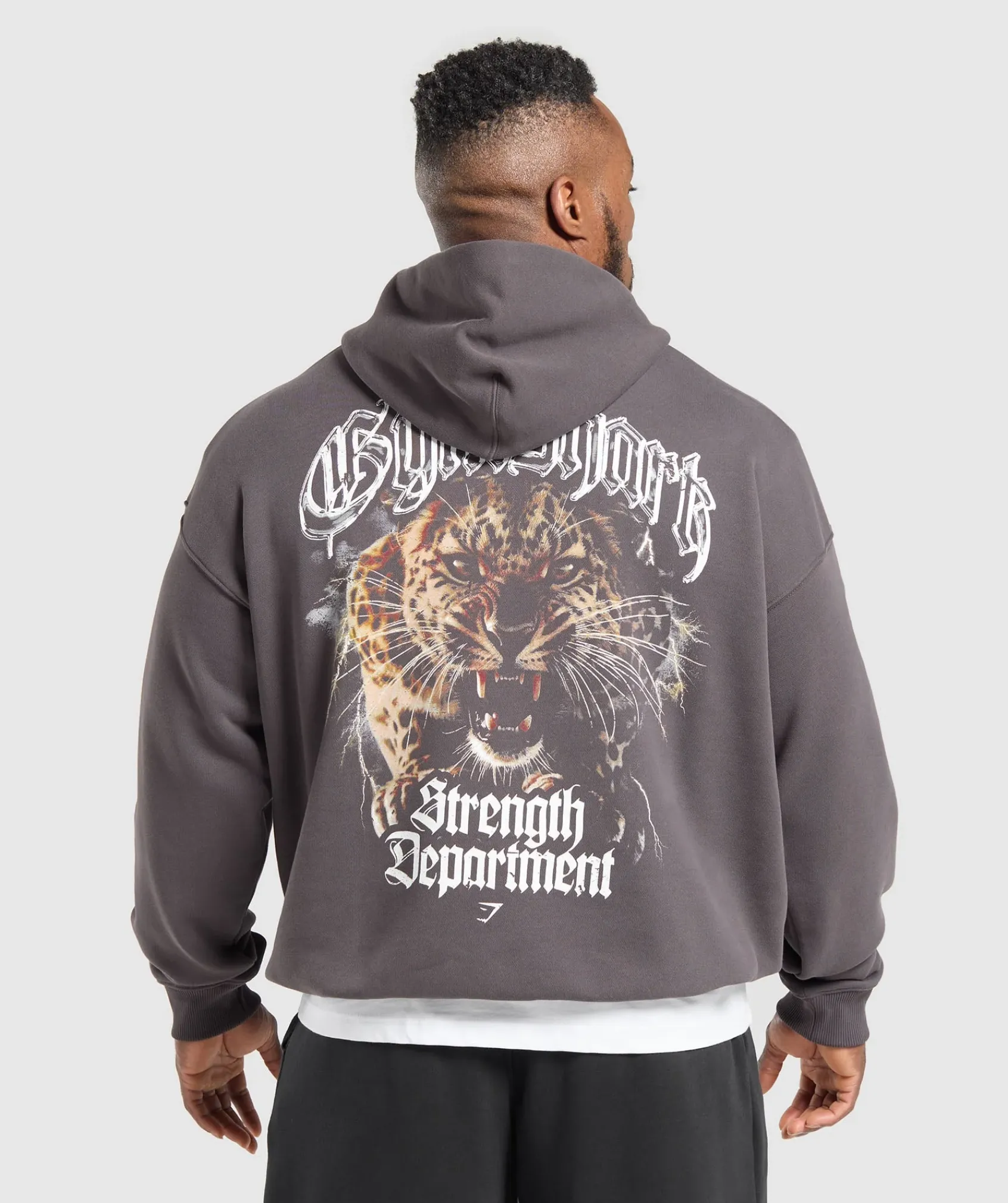 Heren Gymshark Hoodies & Truien*Strength Department Animal Oversized Hoodie